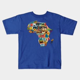 African Map Kids T-Shirt